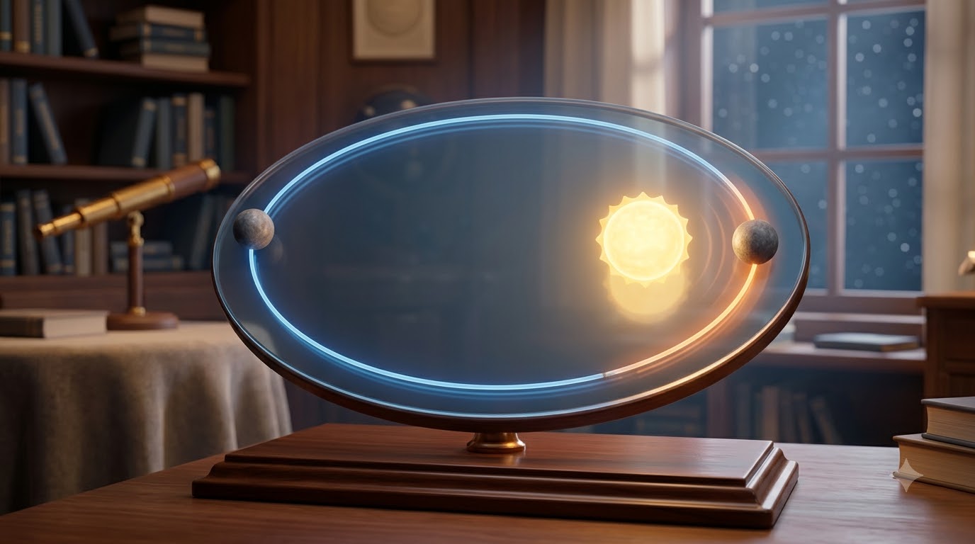 Planetary ellipse around the Sun
